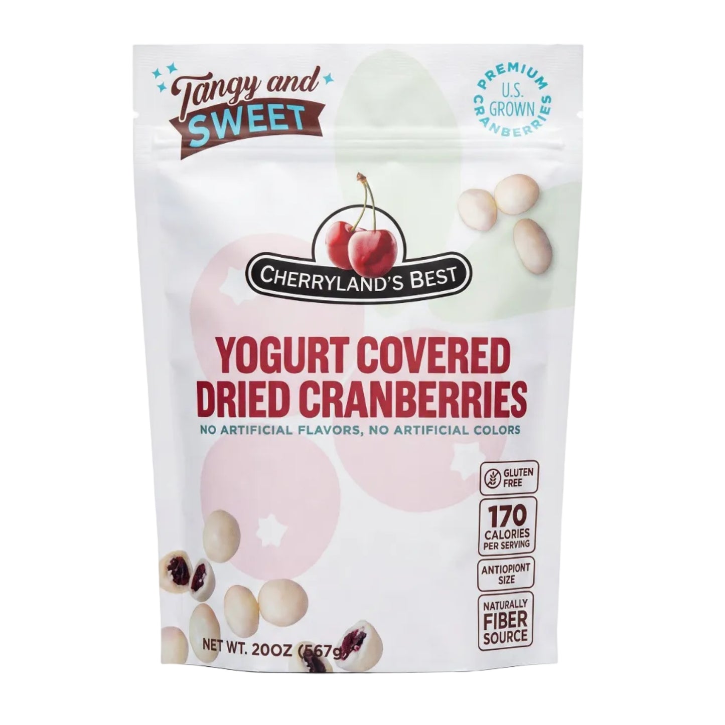 Yogurt Covered Cranberry Bites 20oz - New Item!