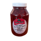 A glass jar of Cherryland's Best Door Country Cherries Cherry Raspberry Pie Filling & Topping with a white lid and a white label, shown against a plain white background.