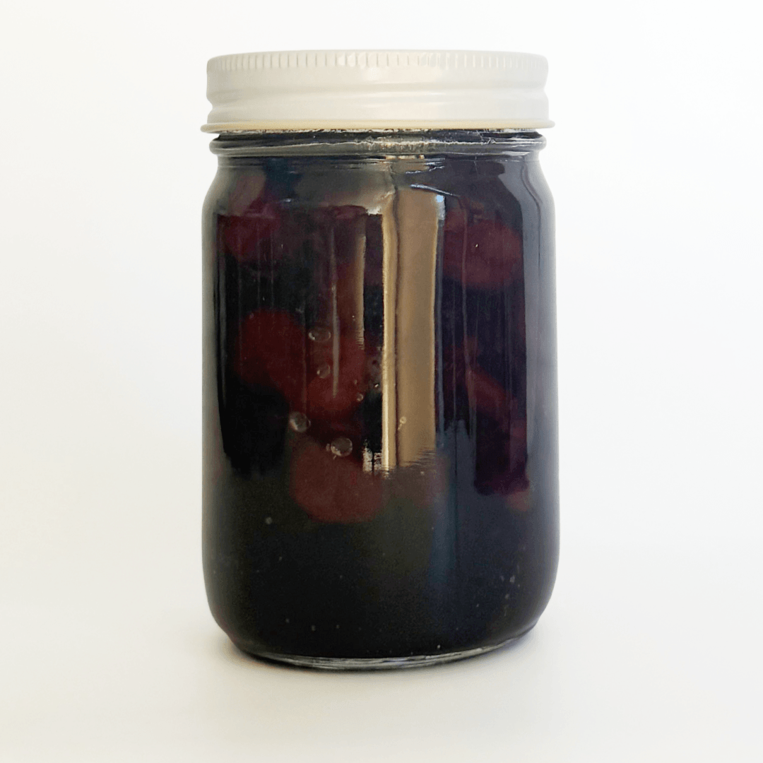back of whole cherry jar